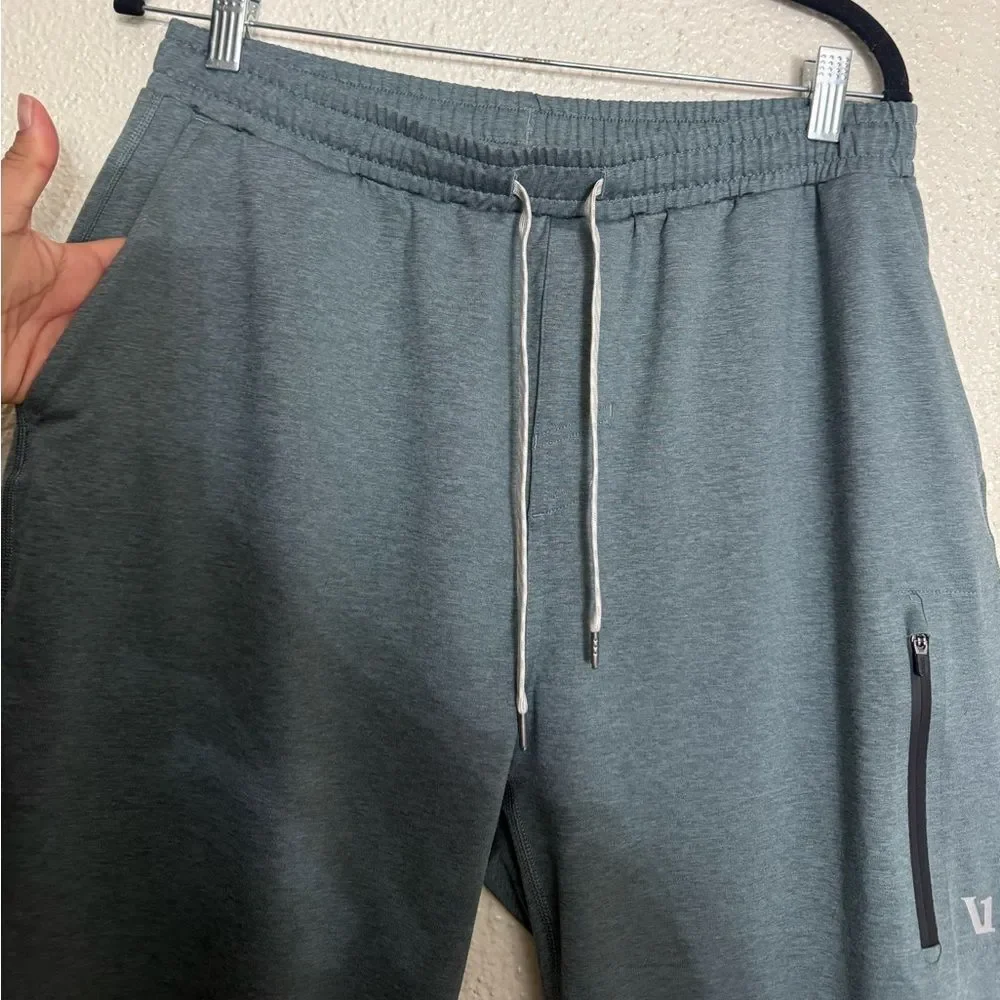 MEN'S SUNDAY PERFORMANCE JOGGER - ASPEN HEATHER SIZE LARGE CUT OFF CUFFS
